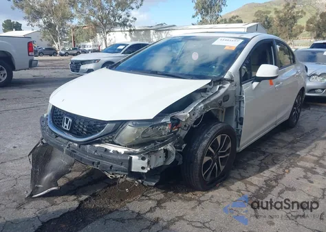 2013 Honda Civic Ex z USA, uszkodzony, nr VIN 19XFB2F82DE279638